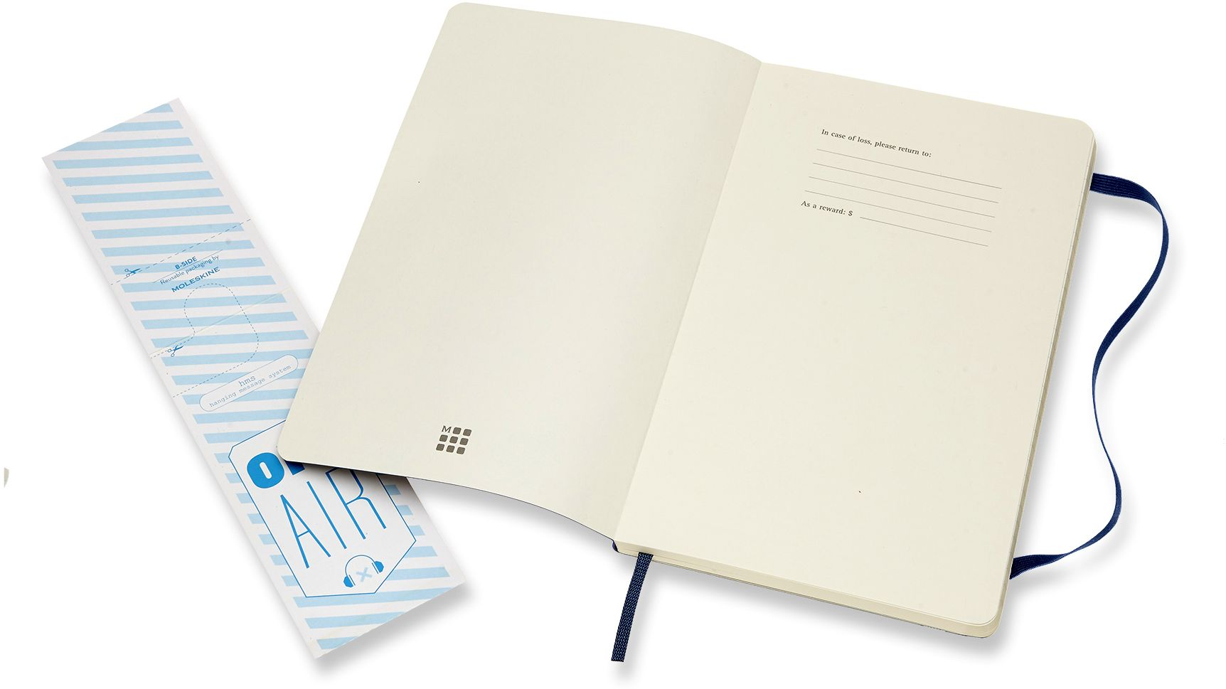 Moleskine Classic Notebook. Large. Ruled. Sapphire Blue. Soft Cover (5 x 8.25) - Image 5