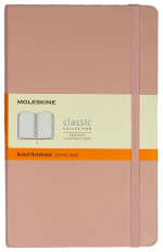 Moleskine Classic Notebook. Hard Cover. Old Rose. Large with Ruled pages