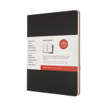 Moleskine Subject Cahier Journal. Extra Large. Black. Cranberry Red (7.5 x 9.75)