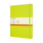 Moleskine Classic Notebook. Extra Large. Ruled. Lemon Green. Hard Cover (7.5 X 9.75)