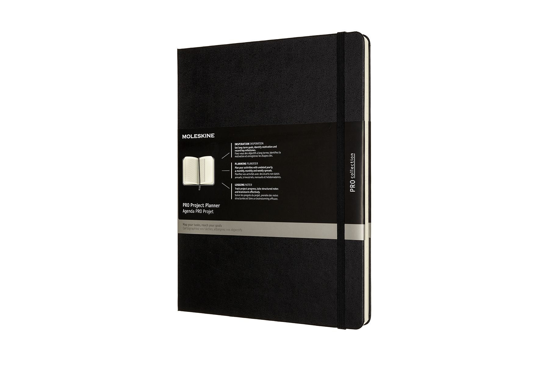 Moleskine Professional Project Planner. Extra Large. Hard Cover (7.5 x 9.75)