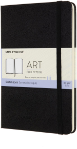 Moleskine Art Sketchbook. Medium. Black (4.5 x 7)