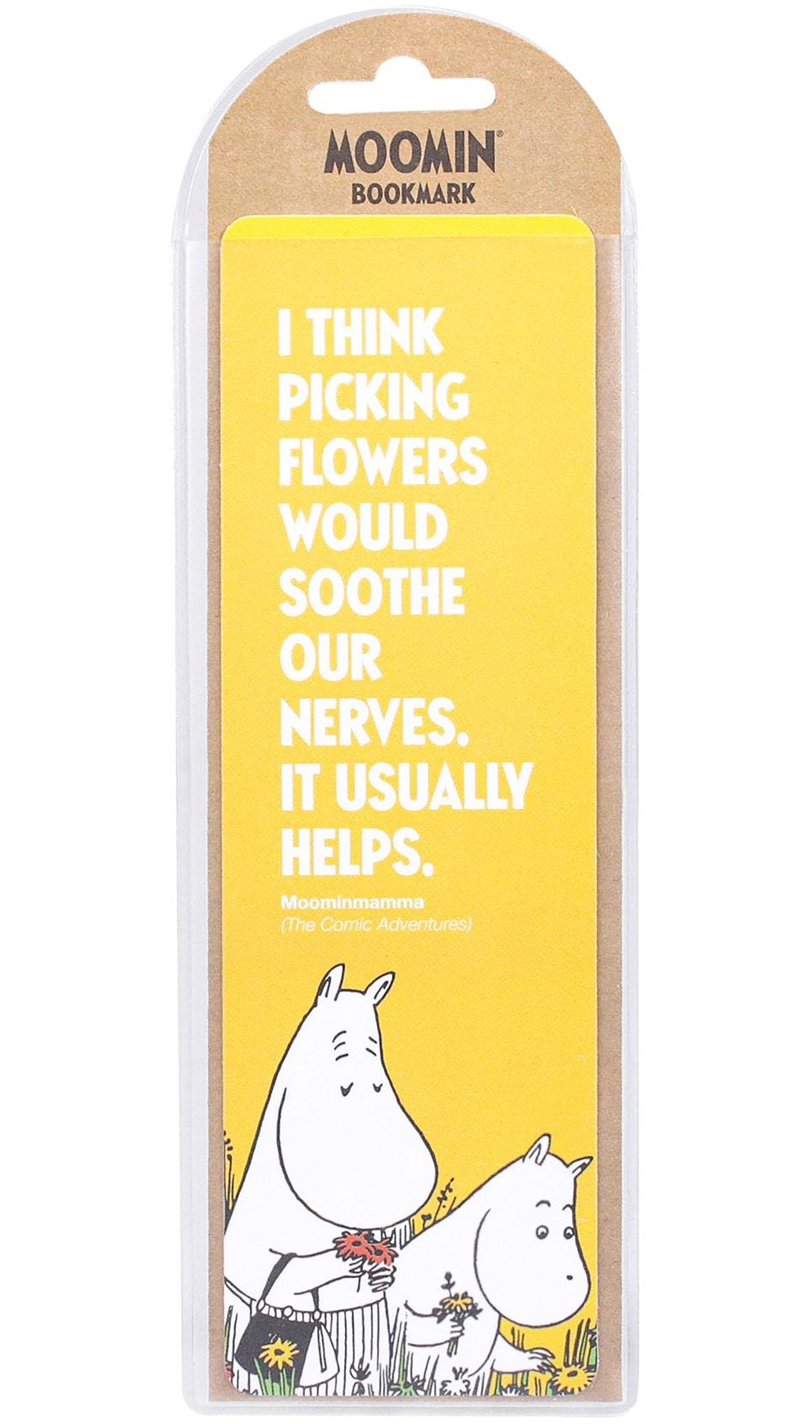 Bookmark Paper - Moomin Gardening - Yellow Picking Flowers - Image 2