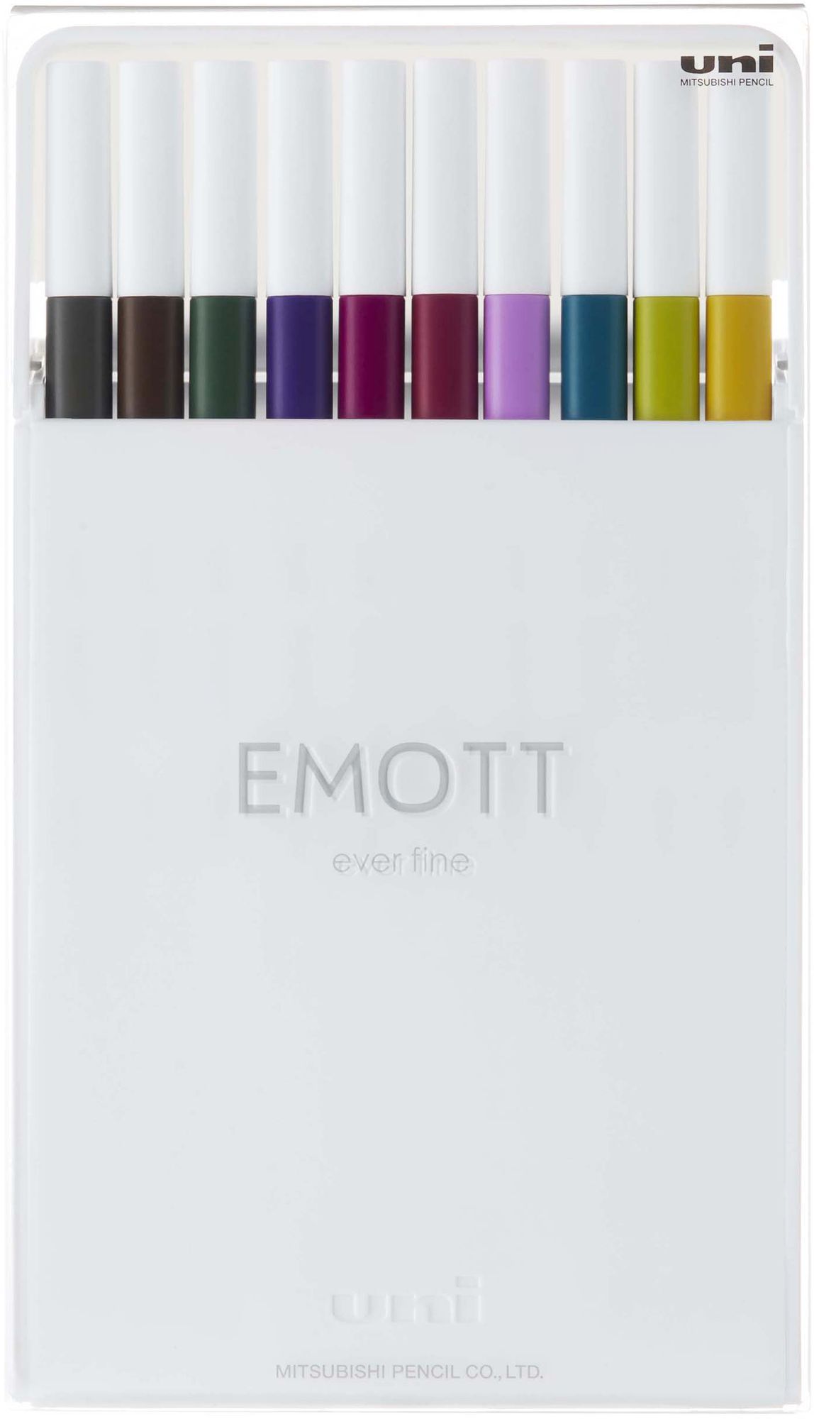 EMOTT FINELINE PEN SET 10PC VINTAGE