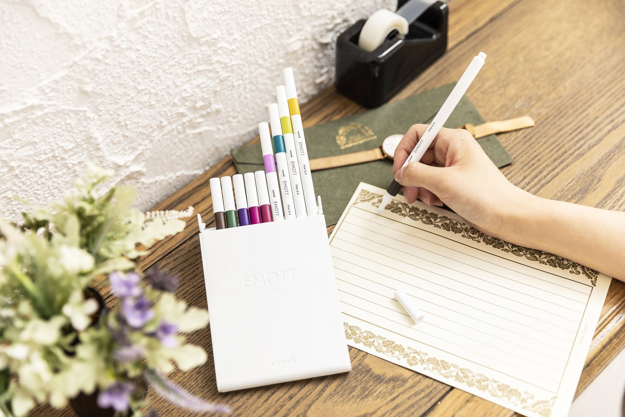 EMOTT FINELINE PEN SET 10PC VINTAGE - Image 3