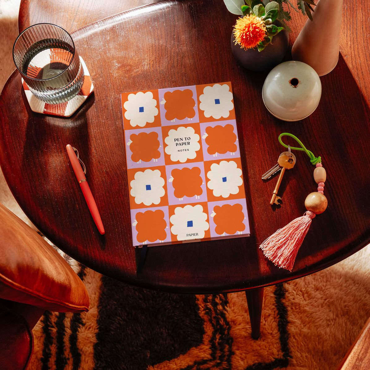 Dancing Daisy Hardcover Lined Notebook - Image 2