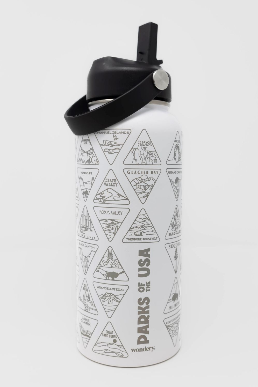 Parks of the US Bucket List Water Bottle - Image 3
