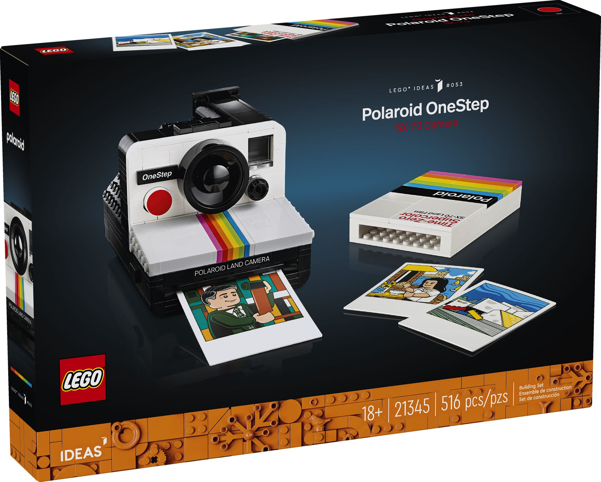 LEGO Ideas Polaroid OneStep SX-70 Camera 21345 - Image 6