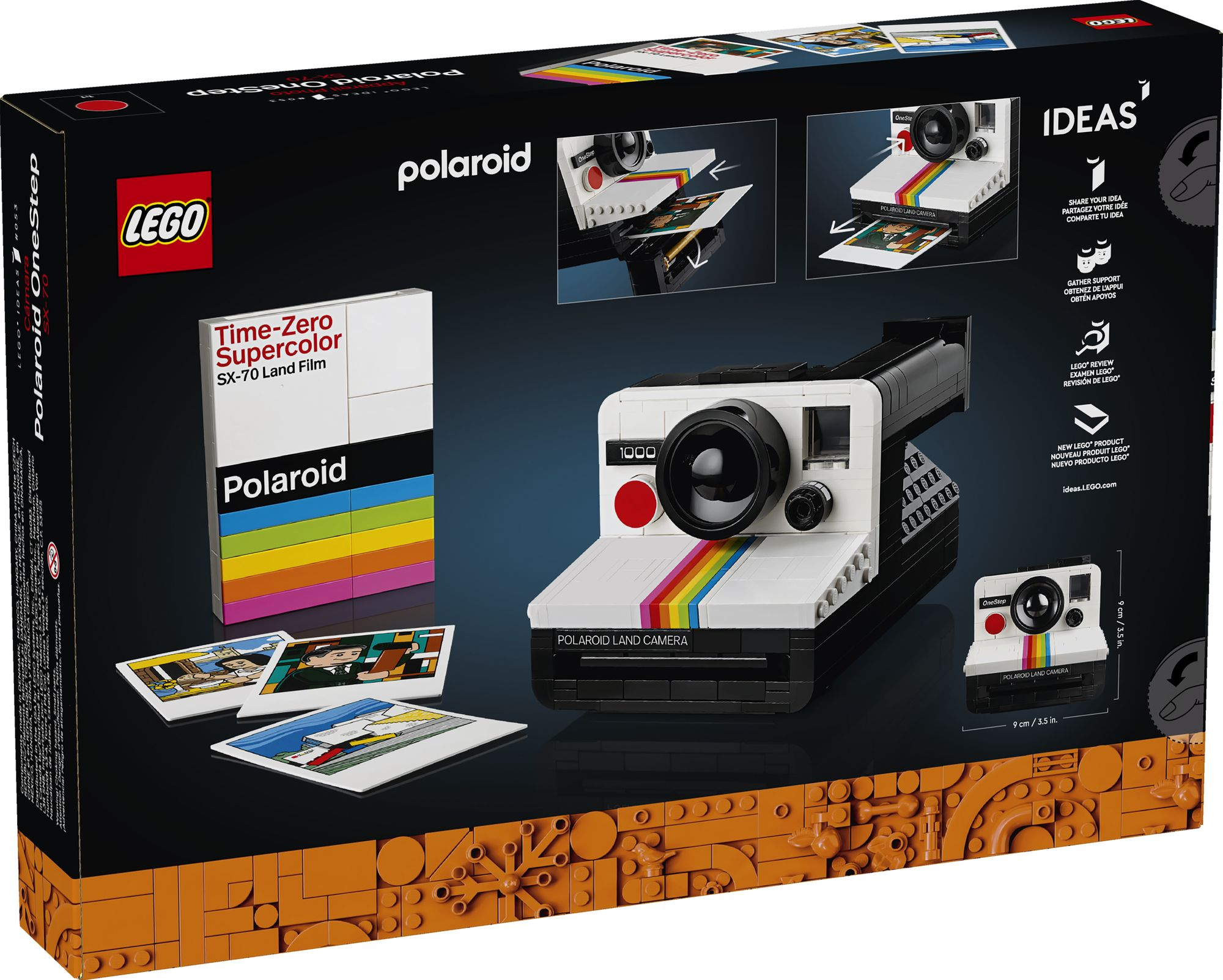 LEGO Ideas Polaroid OneStep SX-70 Camera 21345 - Image 7