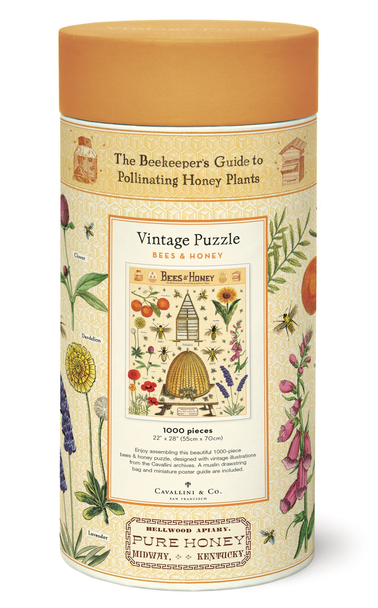 Cavallini & Co - Bees & Honey 1000 Piece Jigsaw Puzzle - Image 5