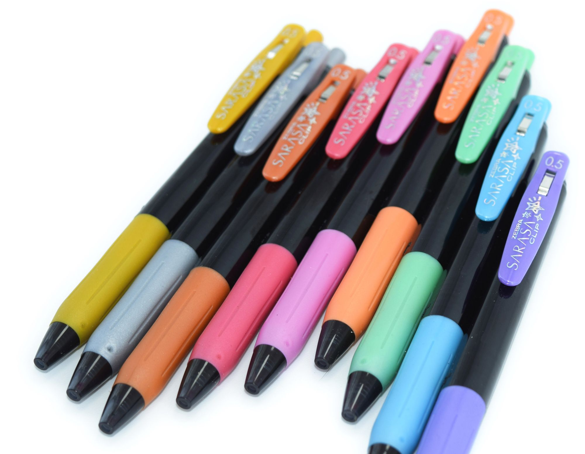 Sarasa Clip Decoshine Metallic Gel Ink Retractable Pens - Image 2