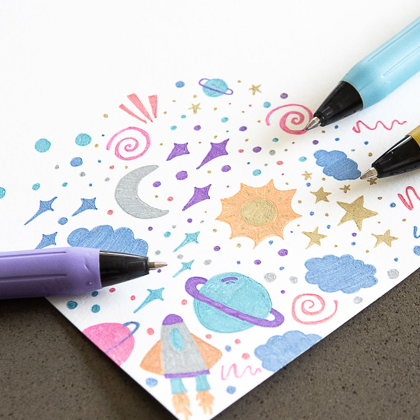 Sarasa Clip Decoshine Metallic Gel Ink Retractable Pens - Image 6