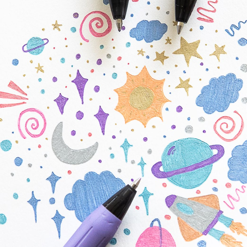 Sarasa Clip Decoshine Metallic Gel Ink Retractable Pens - Image 7