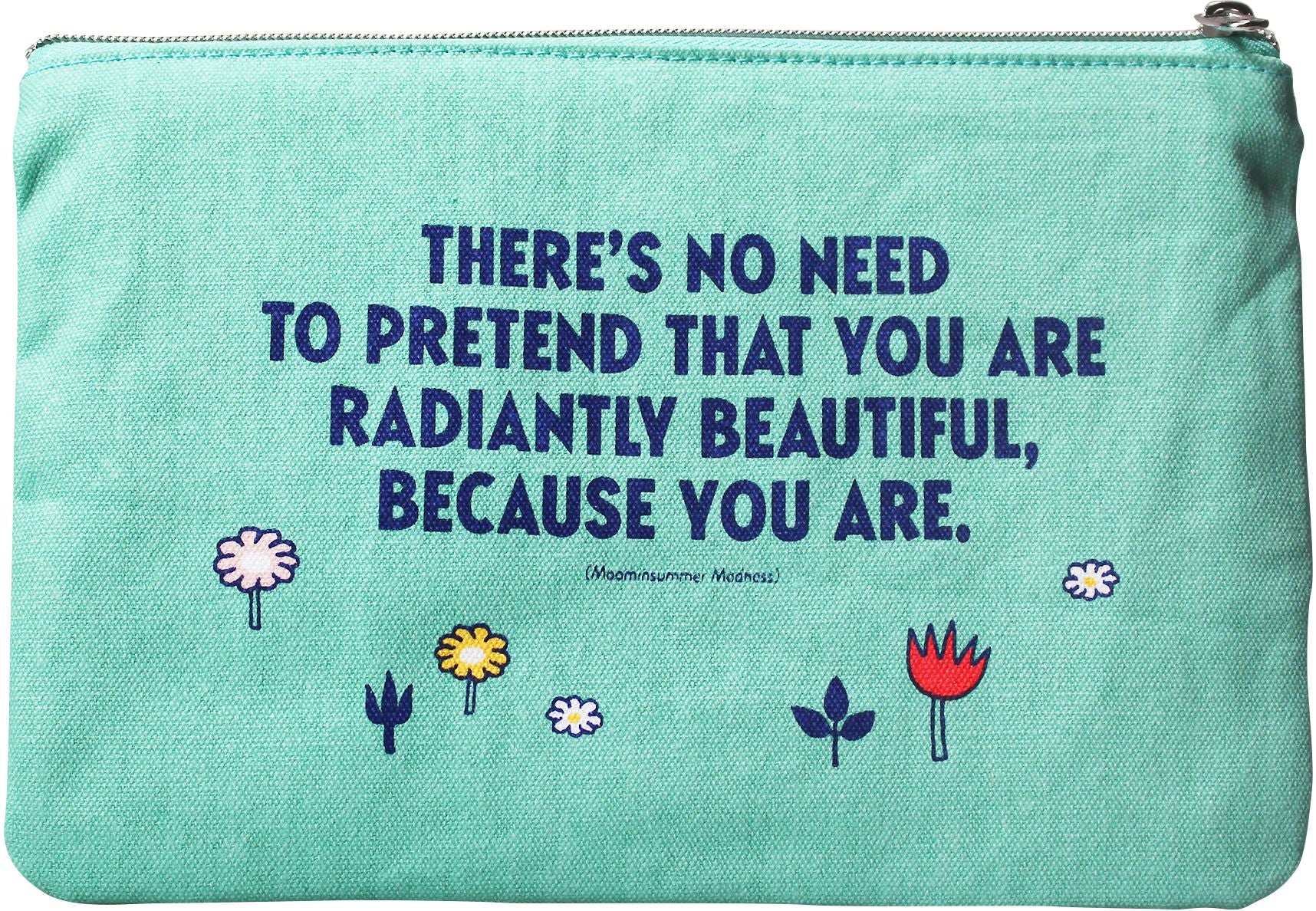 Pouch (Recycled Cotton) (16.5cm x 24cm) - Moomin (Hug) - Image 2