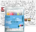 Toot Toot Honk Reusable Silicone Colouring Placemat by HeyDoodle