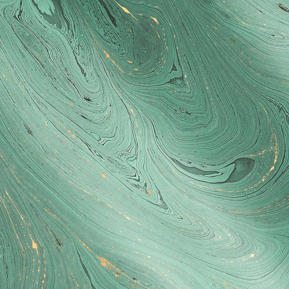 Teal Marble Handmade Paper - Image 2