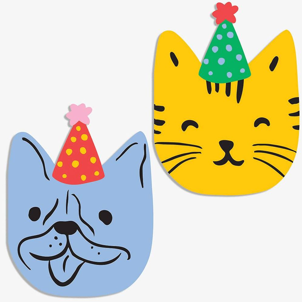 Party Dog & Cat Stationery Set - Image 2