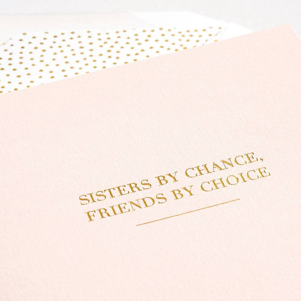 Sisters by Chance Birthday Card - Image 2