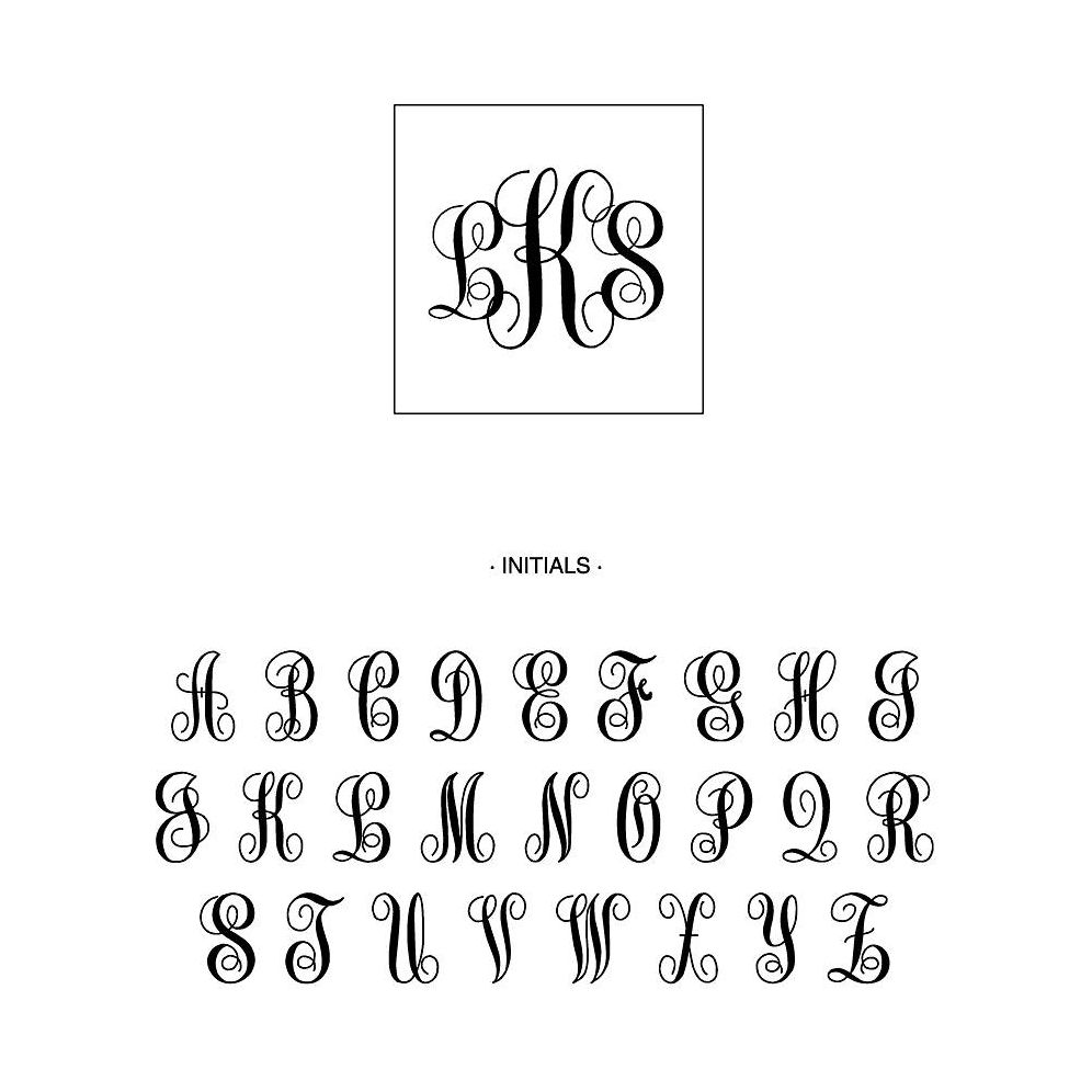 Clear Green Engraved Monogram Coasters - Image 2