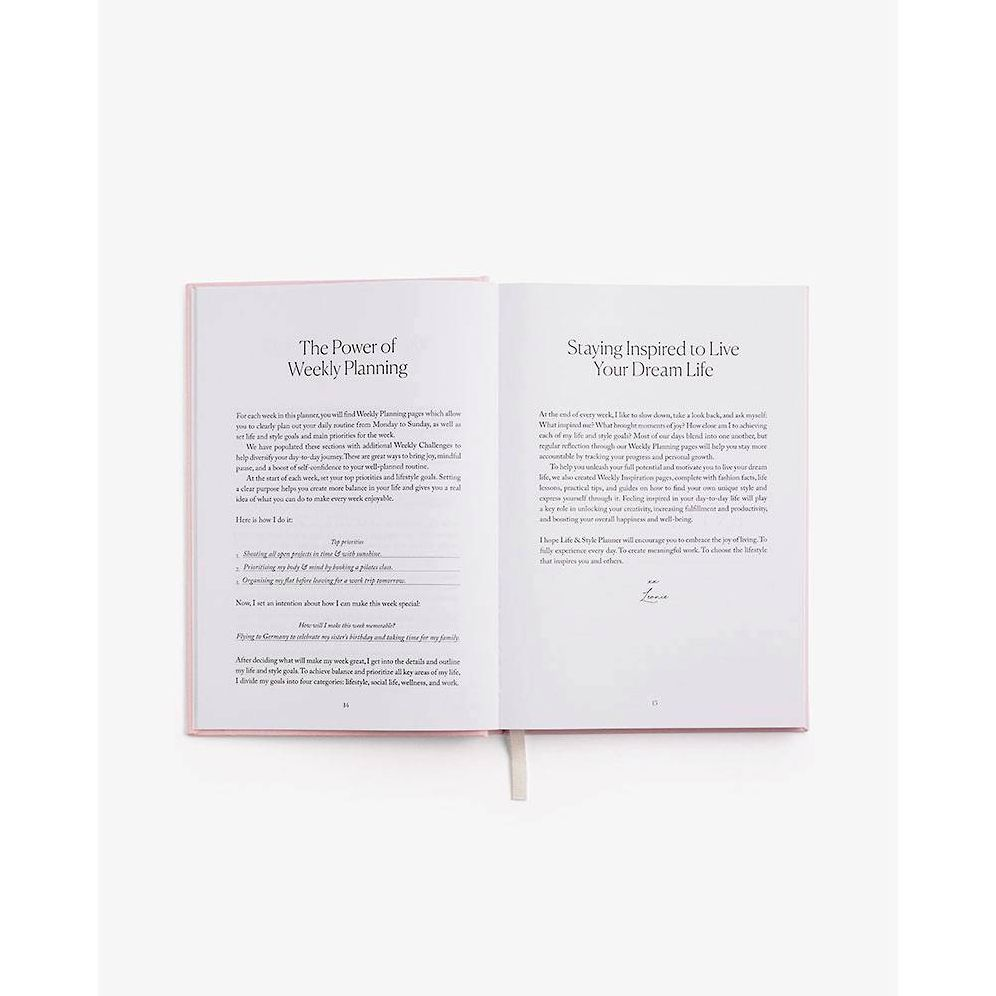 LIFE & STYLE PLANNER PINK - Image 2