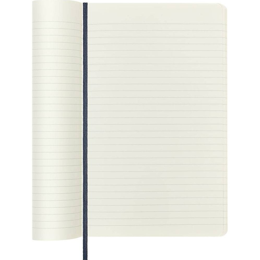 Moleskine Classic Notebook. Large. Ruled. Sapphire Blue. Soft Cover (5 x 8.25) - Image 7