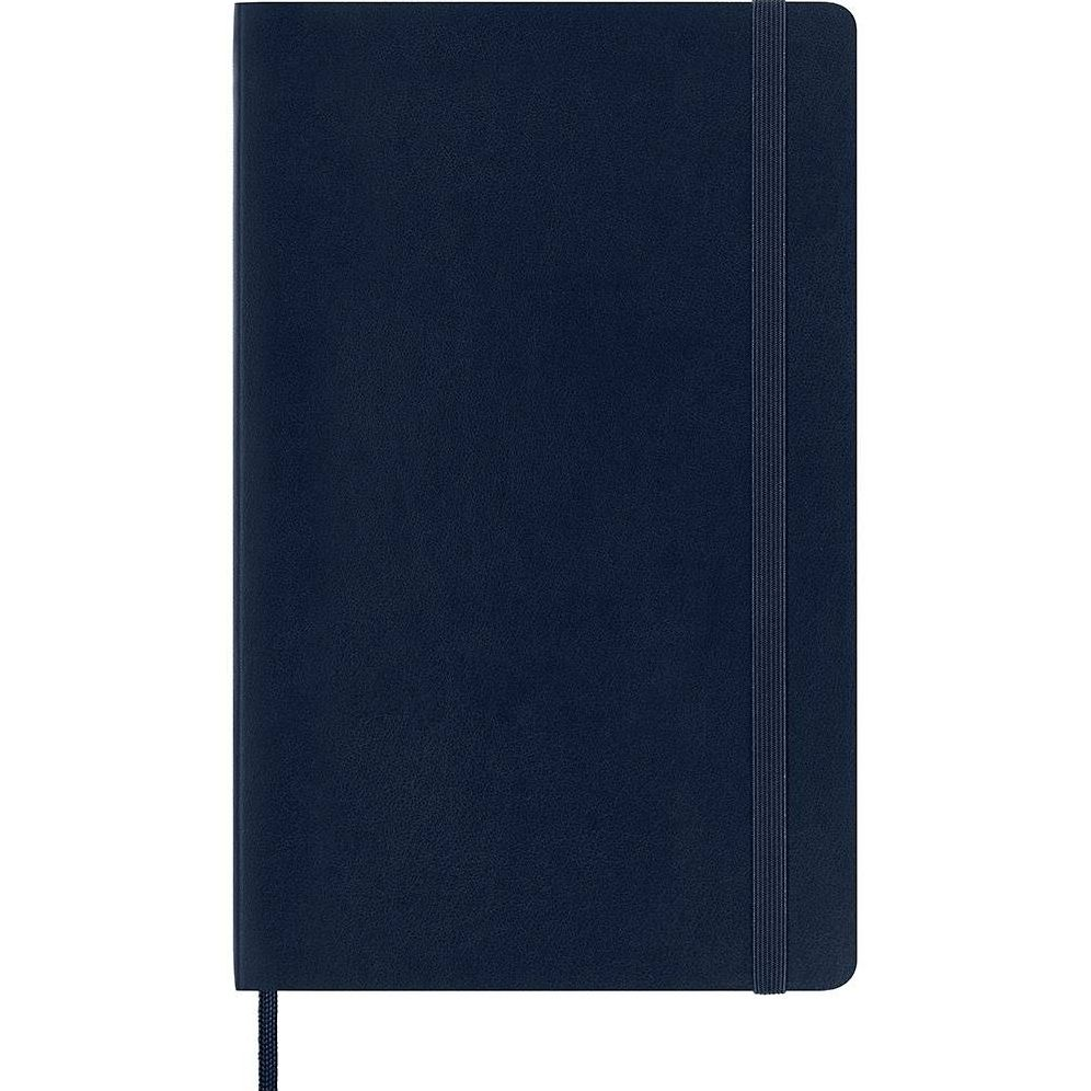 Moleskine Classic Notebook. Large. Ruled. Sapphire Blue. Soft Cover (5 x 8.25) - Image 6