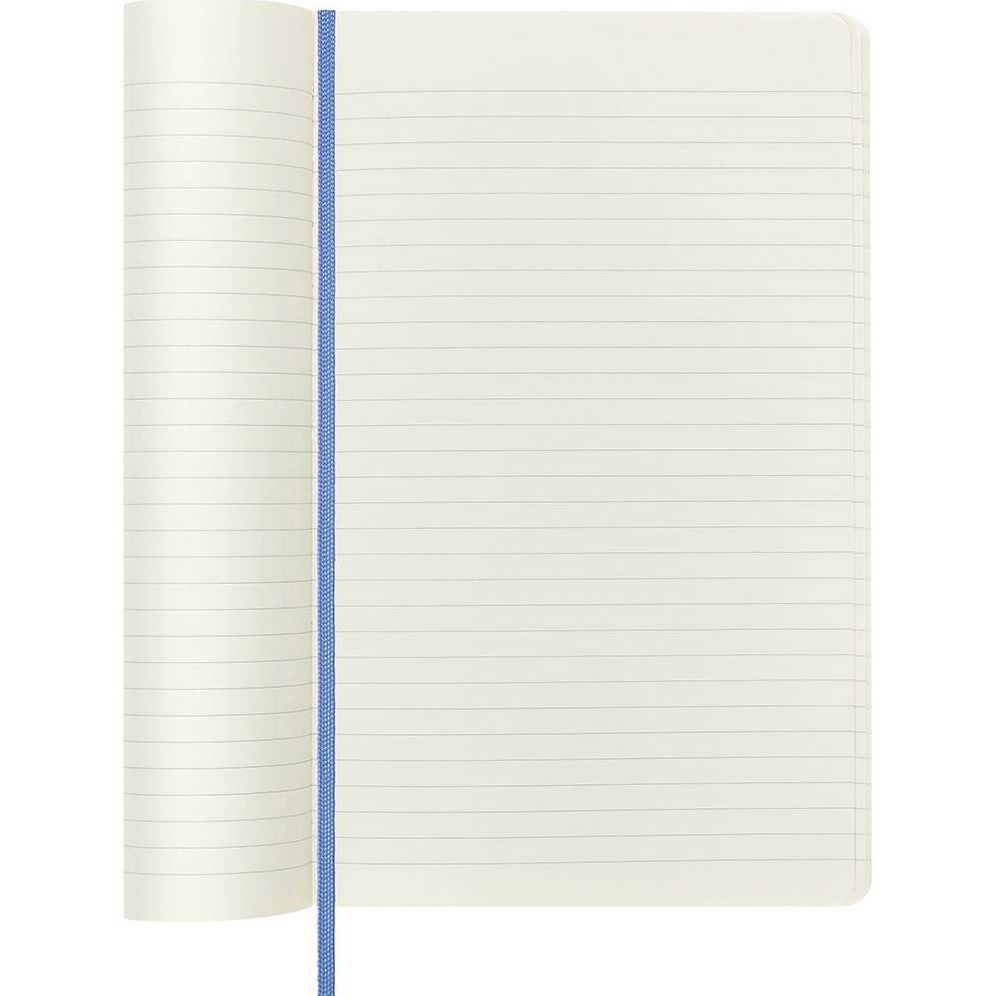 Moleskine Classic Notebook. Large. Ruled. Hydrangea Blue. Soft Cover (5 X 8.25) - Image 3