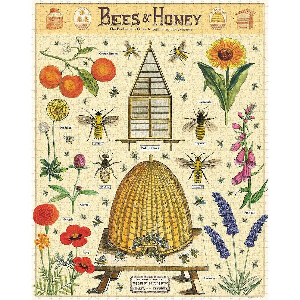 Cavallini & Co - Bees & Honey 1000 Piece Jigsaw Puzzle - Image 7
