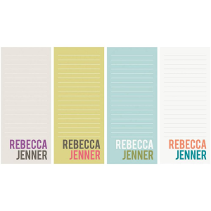 Bebas Warm Personalized List Pads