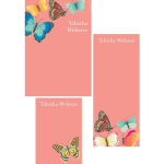 Butterflies Mixed Personalized Notepads