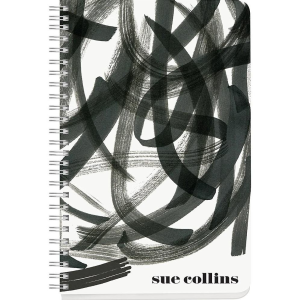 Black Brush Custom Journal