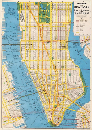 New York Transit Guide Flat Wrap