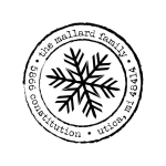 Postmark Snowflake Custom Stamp