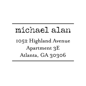 Stamped Type Baby Custom Stamp