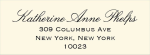 Classic Script Return Address Label