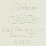 Pearl Border Custom Embosser Plate