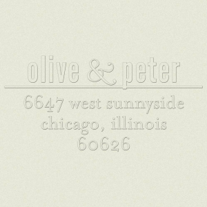 Bold Ampersand Custom Embosser Plate