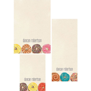 Donuts Mixed Personalized Notepads
