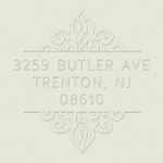 Ornate Custom Embosser Plate