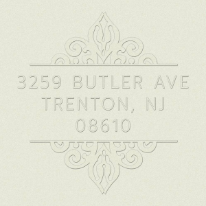 Ornate Custom Embosser Plate