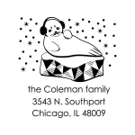 Arctic Critter Custom Stamp