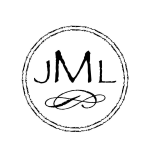 Flourish Circle Initials Custom Stamp