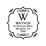 Four Points Custom Stamp