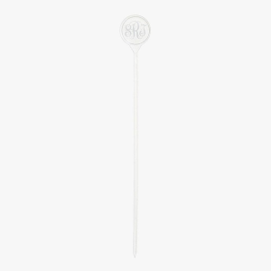 Clear Engraved Monogram Skewers