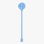 Cool Blue Laser Cut Monogram Stirrers