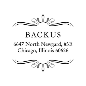 Vintage Marquis Custom Stamp