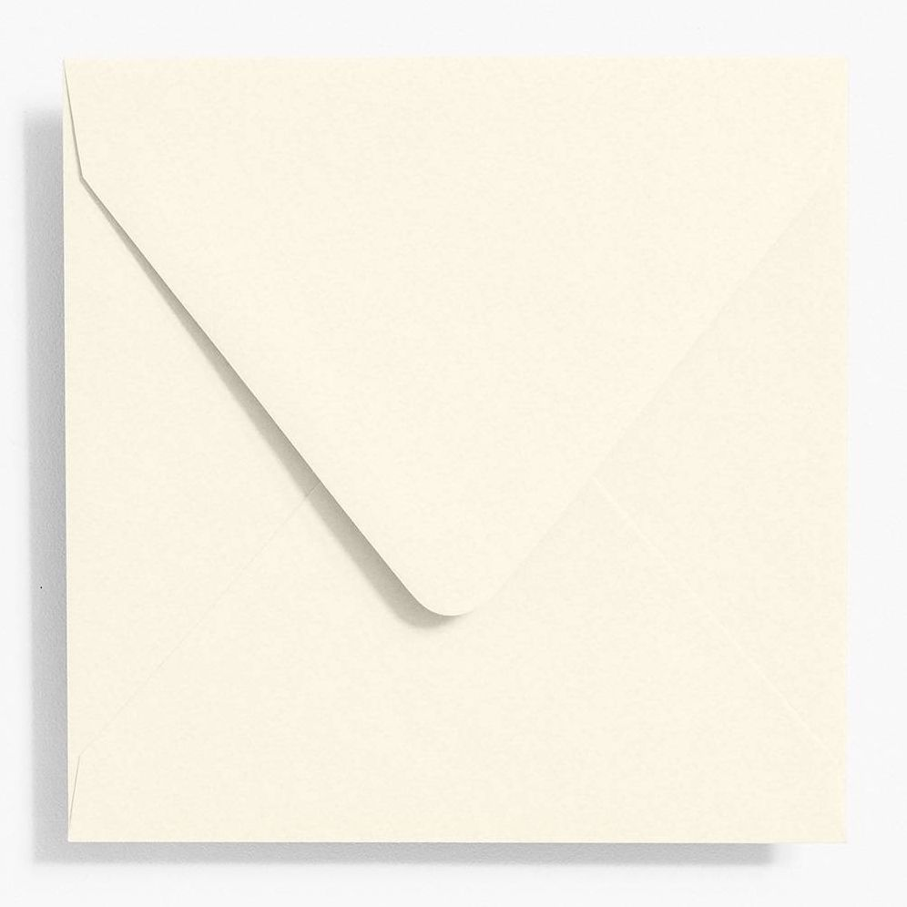 5.75 Square Luxe White Envelopes