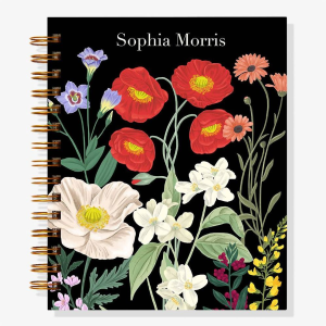 12-Month Wild Poppy Custom Planner