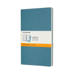 Moleskine Cahier Journal. Large. Ruled. Brisk Blue (8.25 x 5)