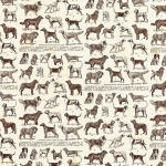 Dog Breeds Handmade Paper